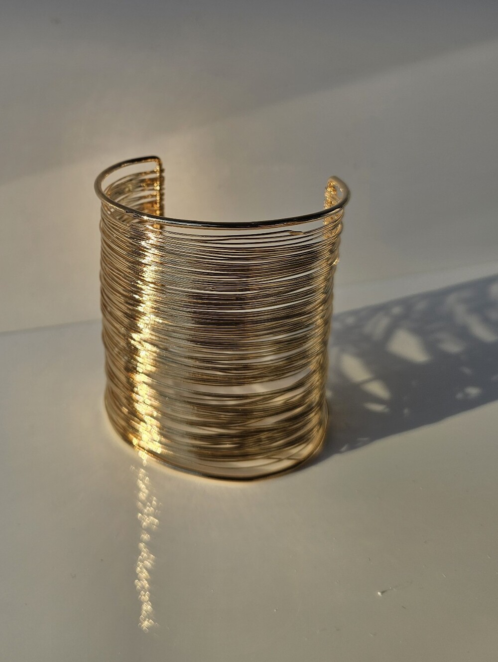 Silver Multi-Wire Cuff Bracelet - Women Accessories - Gold or Silver Available